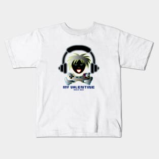 My valentine since 2021, gamer life Kids T-Shirt